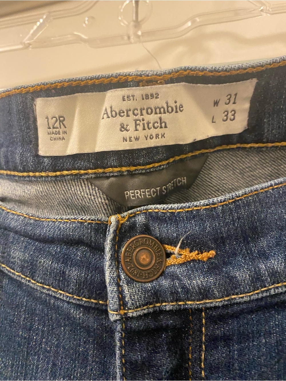 Abercrombie and Fitch Emma Jeans Size 12R - Picture 4 of 7